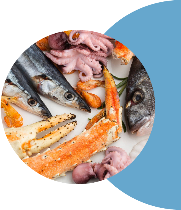 Film per il confezionamento di pesce, frutti di mare, molluschi e crostacei