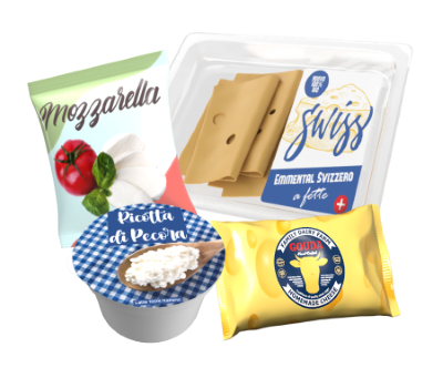ITP laminated films for packaging fresh and aged cheeses, mozzarella, ricotta, and other dairy products